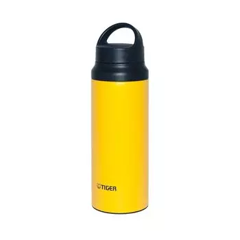 Термос для воды Tiger 600 мл с ручкой LightweightBottle Outdoor Yellow MCZ-N060Y