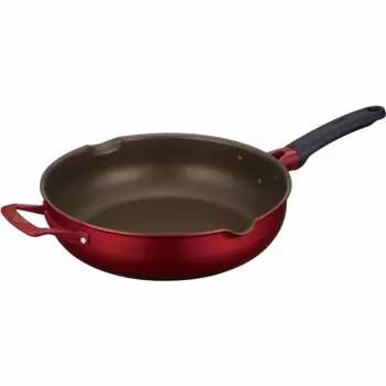 Термос Durable Series Multi-Pan Stir-Fry Pot 30 см Красный IH Совместимый KFJ-030W R