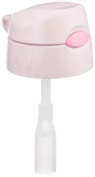 Термос FHI с крышкой из соломы для детской кружки с вакуумной изоляцией светло-розовый светло-розовый