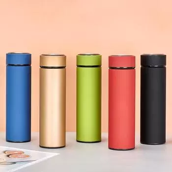 Термос из нержавеющей стали 304, двойная прямая чашка, подарочная чашка для рекламы и бизнеса 500ml