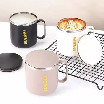 Термос из нержавеющей стали 304, термостойкая кофейная чашка, портативная термокружка для офиса