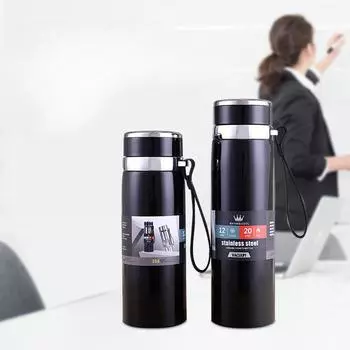 Термос из нержавеющей стали 304, уличный альпинистский спортивный чайник-слинг, дорожный горшок большой емкости 800ml 1PCS