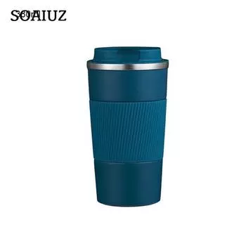 Термос, кружка для кофе, 380 мл/510 мл, утолщенная двойная кружка-термос для кофе из нержавеющей стали для подарков, термос 380ml красный