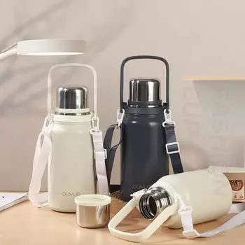 Термос MeyJig большой емкости, термос из нержавеющей стали, термос, 900 мл 900ml