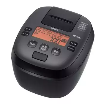 Термос-рисоварка Tiger 1 Sho Pressure IH Freshly Cooked Bubble Cooker Straight Black (ТИГР) JPI-S180KT