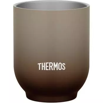 Термос с вакуумной изоляцией 240 мл коричневый для горячей воды JDT-240 BW