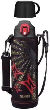 Термос с вакуумной изоляцией 2WAY Бутылка Черный Красный BKR 1.03L/1.0L FHO-1000WF