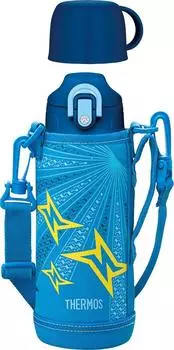 Термос с вакуумной изоляцией 2WAY Бутылка Синий Желтый BLY 830 мл/800 мл FHO-800WF синий