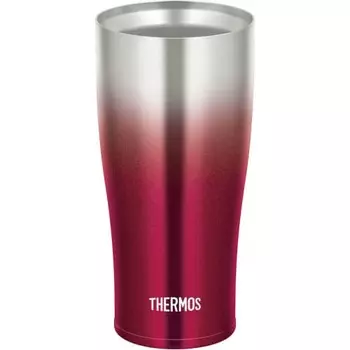 Термос с вакуумной изоляцией 420 мл игристый красный JDE-420C SP-R