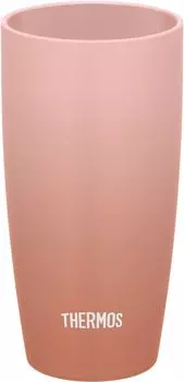 Термос с вакуумной изоляцией 420 мл розово-бежевый RBE JDM-421