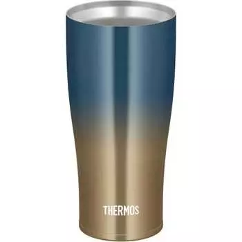 Термос с вакуумной изоляцией 420 мл, синий градиент, можно мыть в посудомоечной машине, термос, структура «тепло/холод» JDE-422LTD BL-G