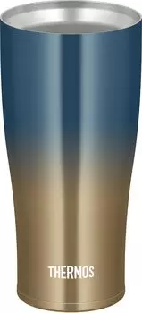 Термос с вакуумной изоляцией 420 мл, синий градиент, можно мыть в посудомоечной машине, термос, структура «тепло/холод» JDE-422LTD BL-G