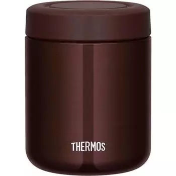Термос с вакуумной изоляцией для супа 400 мл коричневый JBR-400 BW