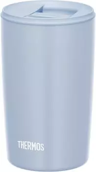 Термос с вакуумной изоляцией и крышкой, можно мыть в посудомоечной машине, 400 мл, пепельно-голубой ASB JDP-401