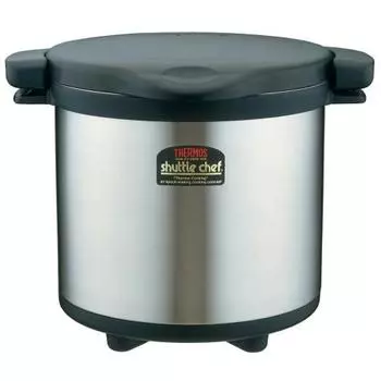 Термос с вакуумной изоляцией Shuttle Chef 8.0L черный KPS-8001 BK