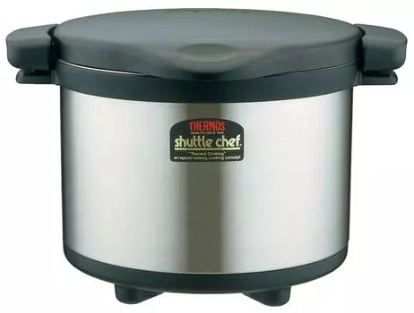 Термос с вакуумной изоляцией Shuttle Chef Black BK 6.0L KPS-6001 чёрный