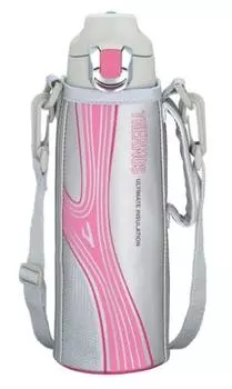 Термос с вакуумной изоляцией спортивная бутылка розовый P 0.8L FFF-800F розовый