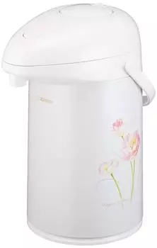 Термос стеклянный ZOJIRUSHI Air Pot настольный термос белый 3.0л AB-RB30-FC