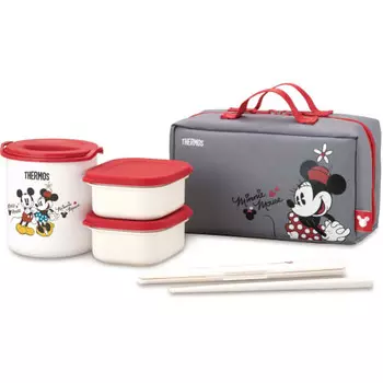Термос Термо Ланч-бокс Прибл.. 0.6 Go Disney Черный Красный DBQ-255DS BKR