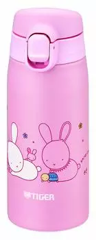 Термос Tiger Бутылка для воды Tiger 350 мл Кружка Kameichido из нержавеющей стали Бутылка One Touch Легкий Кролик (ТИГР) МСТ-А035П
