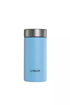 Термос Tiger для воды 200 мл, горячая вода, бутылка из нержавеющей стали с винтовым креплением, компактная и удобная для переноски, термоизолированная кружка с вакуумной изоляцией