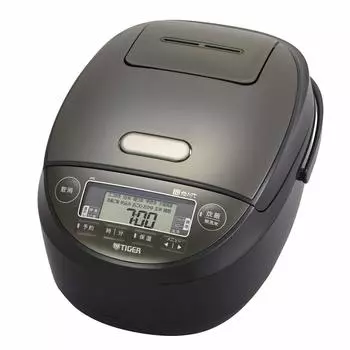 Термос Tiger Rice Pressure IH Earthen Pot Small High Speed Frozen Включает 1 Приблизительно 17 Свежих Черных (ТИГР) Плита, 5,5 чашек, Тип, Покрытие,