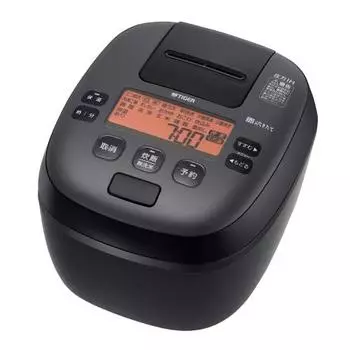 Термос Тигр (ТИГР) Рисоварка 1 Sho Pressure IH Freshly Cooked Bubble Cooker Прямая черная JPI-S180KT