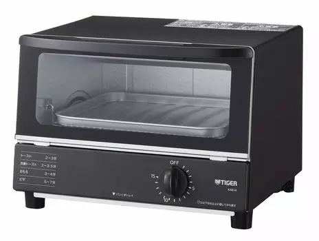 Термос-тостер Tiger, духовка, серый, Yakitate, черный (ТИГР) КАК-Х100-К