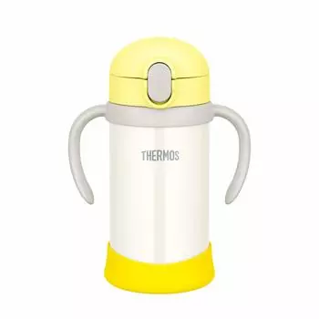 ТЕРМОС Волшебная бутылка Детская кружка с трубочкой Желтая Белая 350 мл Бутылка для воды Детский термос из нержавеющей стали Структура Запасной набор трубочек В комплекте Открытый Оборудован