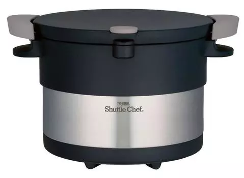 Термос вакуумный теплоизоляционный Shuttle Chef нержавеющая сталь черный SBK 3.0L KBC-3001