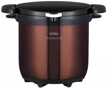 Термос вакуумный теплоизоляционный Shuttle Chef прозрачный коричневый CBW 4.5L KBG-4500