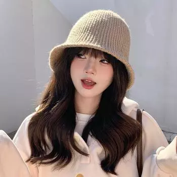 Термошапка детская японская простая вязаная панама однотонная универсальная шапка для умывания новая