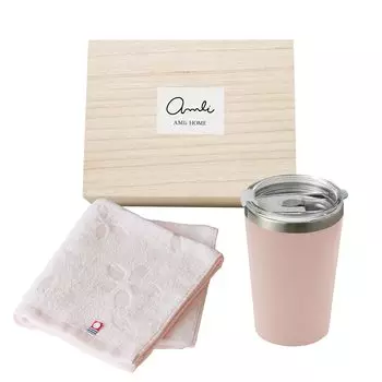 Термостакан Dolce Duo Imabari для школьного набора, включающий в себя термостакан с холодным эффектом, нержавеющую сталь, двойной стакан, вишневый подарок на день рождения, семейный праздничный набор, розовый