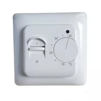 Термостат для подогрева пола, механический комнатный термостат 220 В, регулятор температуры для электрического подогрева пола/регулятор температуры нагрева воды electric heating белый