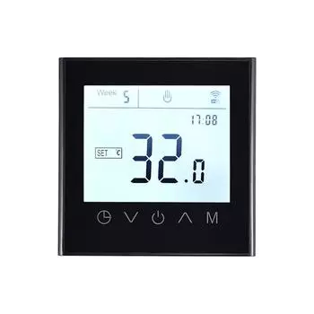 Термостат с сенсорным экраном Tuya Smart WiFi контроллер температуры для электрического/водяного/газового котла 16A 3A работает с Google Home 3A water heating белый