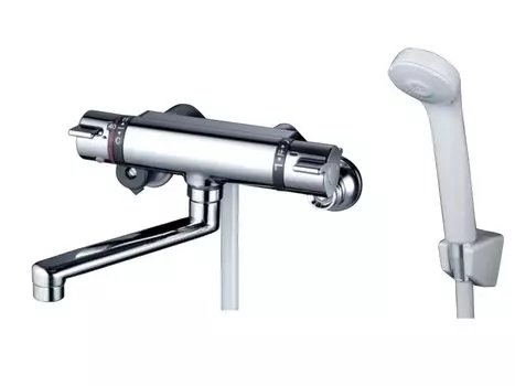 Термостатический душ KVK с трубой 170 мм KF800THS серый (Водоотталкивающий) серый