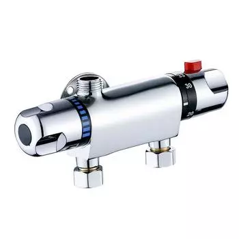 Термостатический клапан управления душем для ванны, нижний смеситель, настенный смеситель для горячей и холодной воды из латуни, кран для ванны