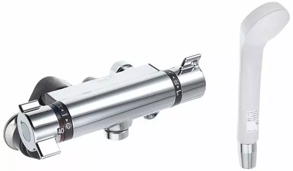Термостатический смеситель для душа KVK KF800TNN серебряный