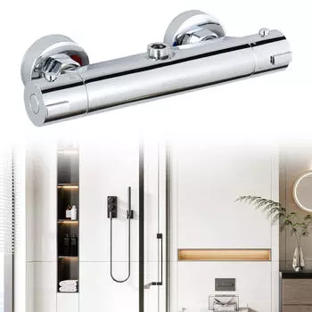 Термостатический смеситель для душа, термостатический клапан для холодной воды, Upper exit 4 point