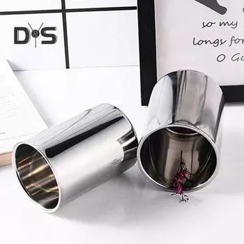 Термостойкая чашка для пива, 280 мл/430 мл, многоразовая, двухслойная, легко очищаемая чашка для полоскания, стакан для воды, бытовые принадлежности