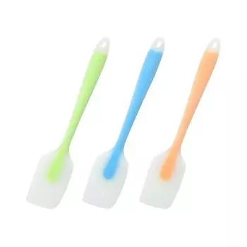 Термостойкая силиконовая лопатка для выпечки блинов, лопаточка для приготовления омлетов, кухонная утварь, резиновая широкая терка красный