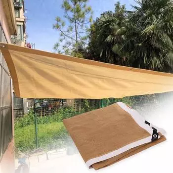 Термостойкая солнцезащитная сетка Плотная сетка Надежная плотно подшитая теневая ткань S