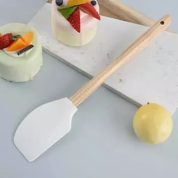 Термостойкие кухонные гаджеты Силиконовые пищевые кухонные аксессуары Лопатка Резак для теста Белый шоколад Кухонные принадлежности Миксер