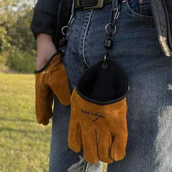 Термостойкие перчатки для переносного барбекю для работы с грилем на открытом воздухе жёлтый