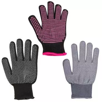 Термостойкие перчатки MY #, рукавицы для укладки волос, удобные и полезные для завивки палочек розовый