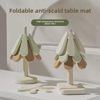 Термостойкие силиконовые изоляционные прокладки для кастрюль, мисок, подставок и использования на столе — устойчивы к ожогам и долговечны