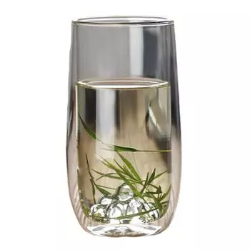 Термостойкие стаканы с двойными стенками 300 мл кофейная чашка прочная прозрачная чайная кружка для кемпинга Style A