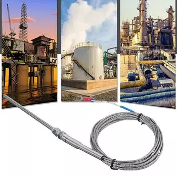 Термостойкий датчик термопары из нержавеющей стали типа K, 5 мм, измерительный зонд 3M