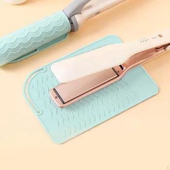 Термостойкий коврик для выпрямителей волос, щипцов для завивки, утюжков и других инструментов для укладки, салонных дорожных средств