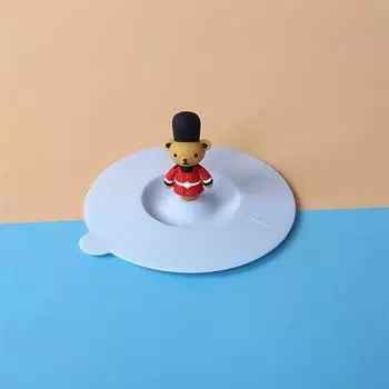 Термостойкий мультяшный силиконовый чехол для чашки, уплотнение крышки для воды, герметичные многоразовые инструменты A